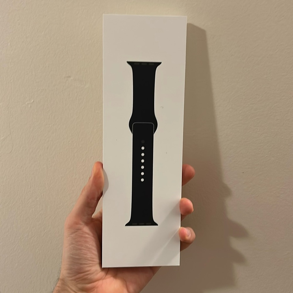 Apple Watch black sport band S/M series 10 46mm